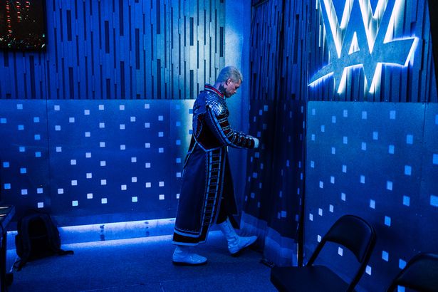 Cody Rhodes behind the scenes