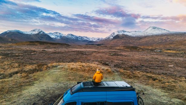 Rannoch Moor in the Scottish Highlands