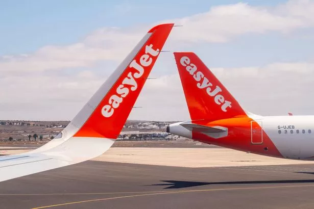 EasyJet aircraft at Lanzarote airport