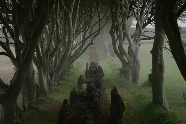 The Dark Hedges was used as Kings Road in Game of Thrones
