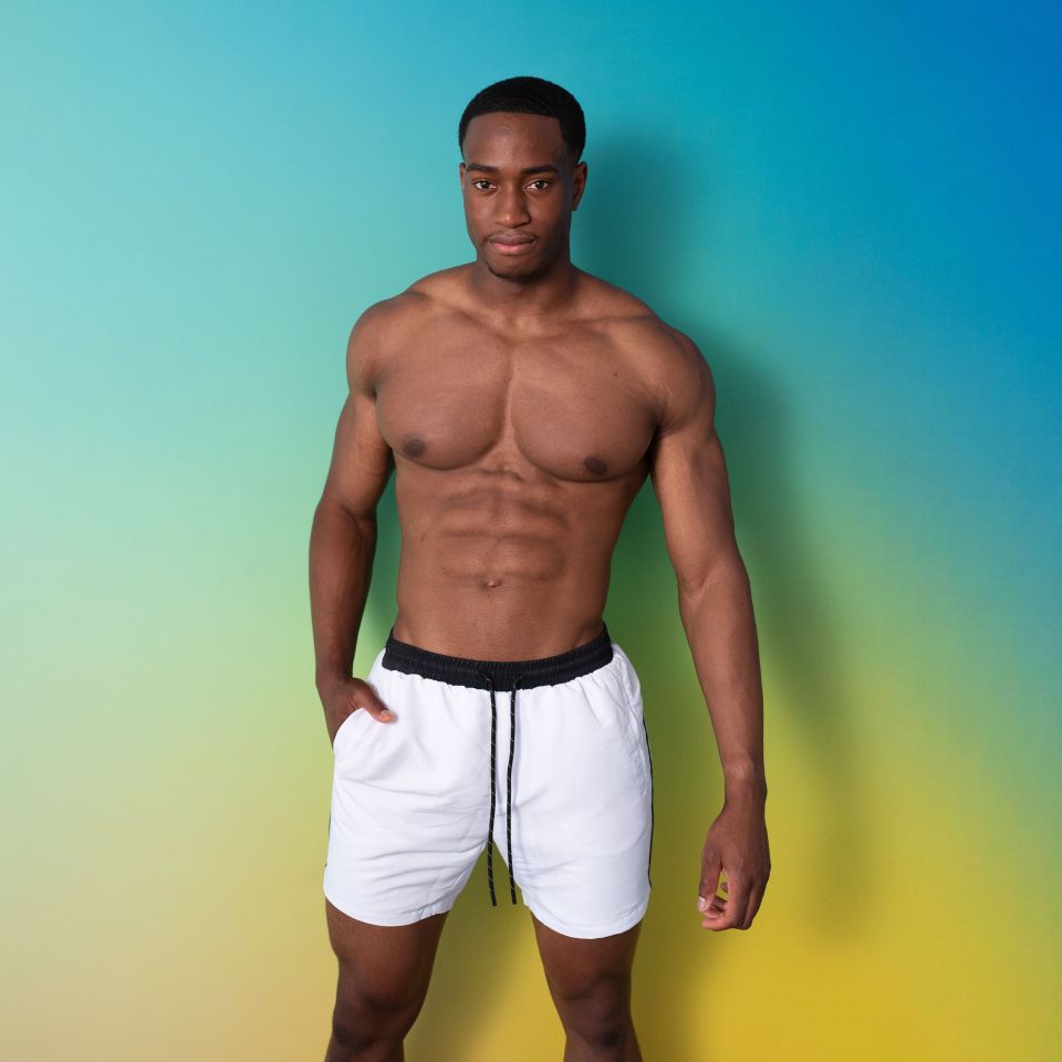Portrait of Martin, a 23-year-old graduate from the Love Island TV show.