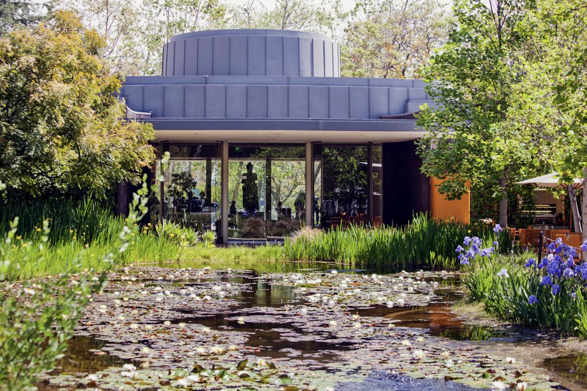The Norton Simon Museum's Garden Pond.