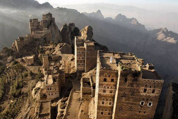 Jebal Shugruf in Haraz mountains in central Yemen.