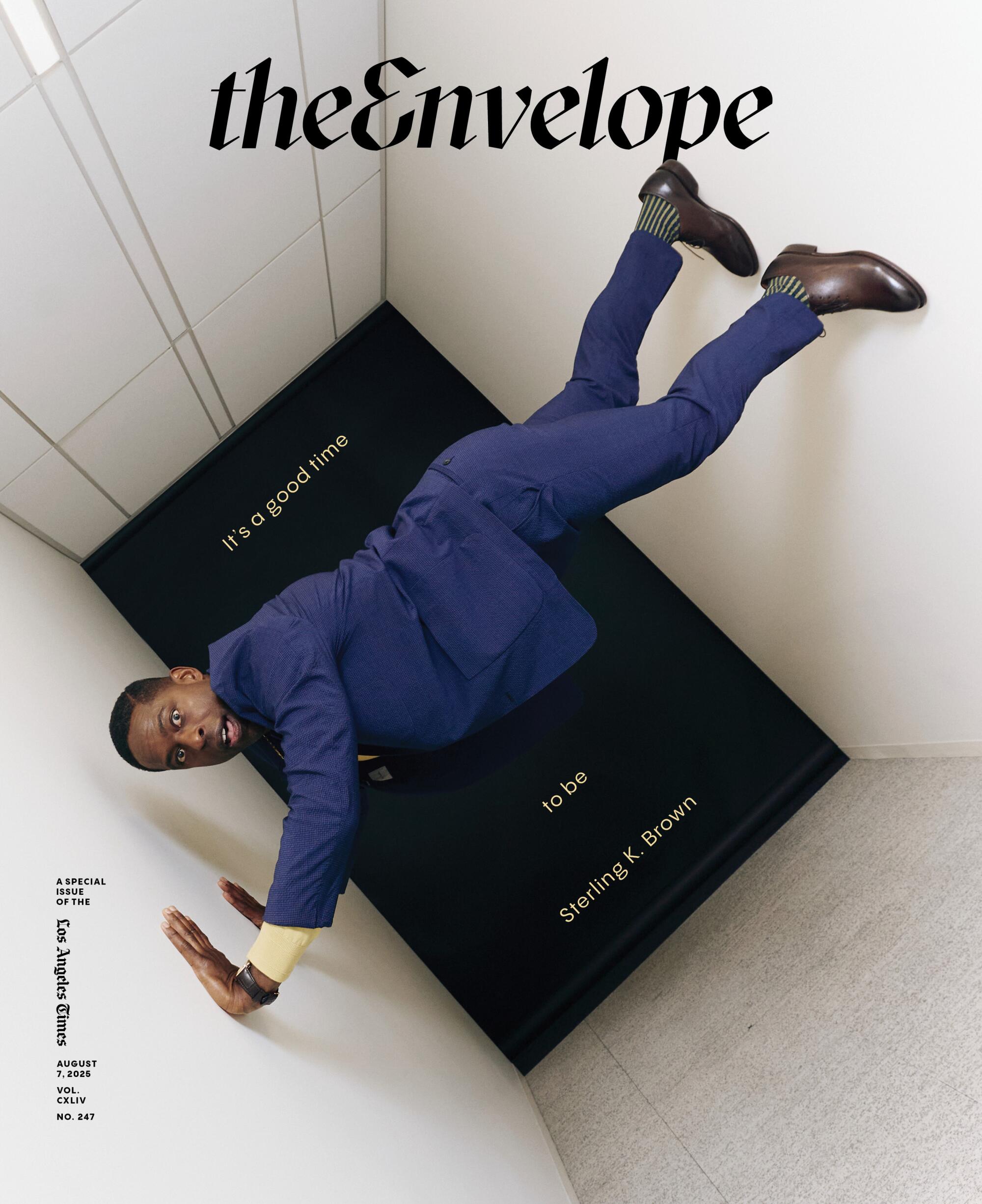 The Envelope magazine cover with Sterling K. Brown
