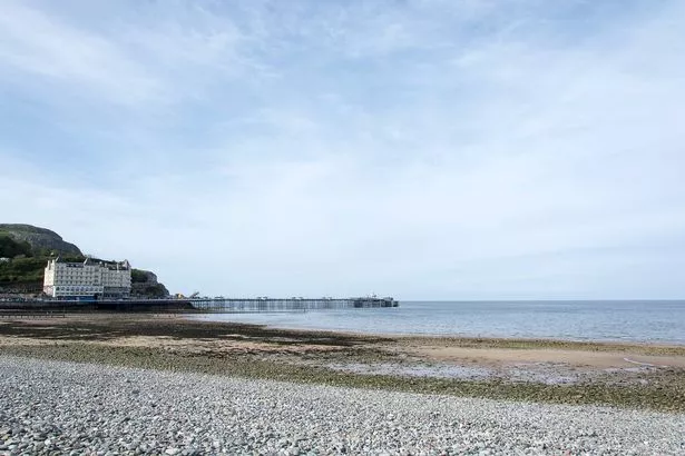 Lllandudno Beach a popular destination for holiday makers and day trippers