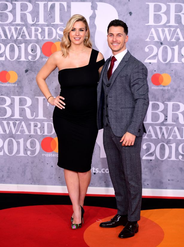 Gemma Atkinson and Gorka Marquez at the Brit Awards 2019