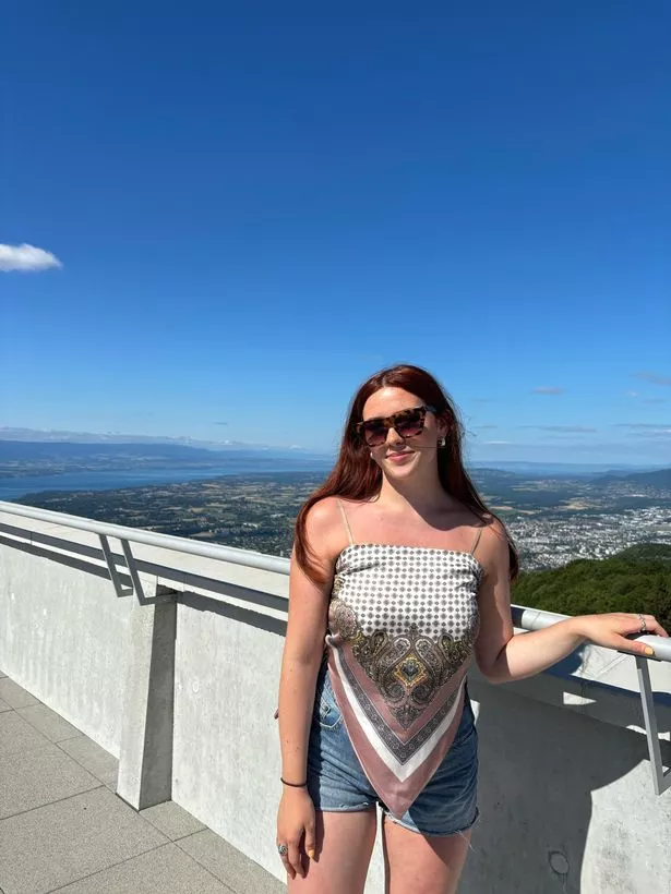 Emily Malia, Journalist, in Geneva, Switzerland 