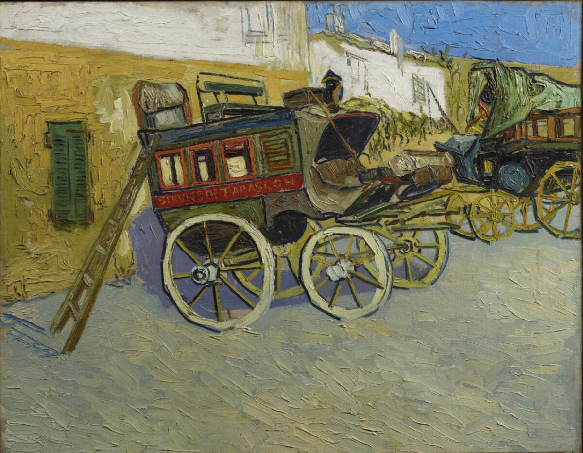 Vincent Van Gogh, "Tarascon Stagecoach," 1888, oil on canvas