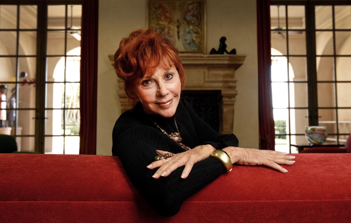 Philanthropist Glorya Kaufman at her Beverly Hills home in 2012.