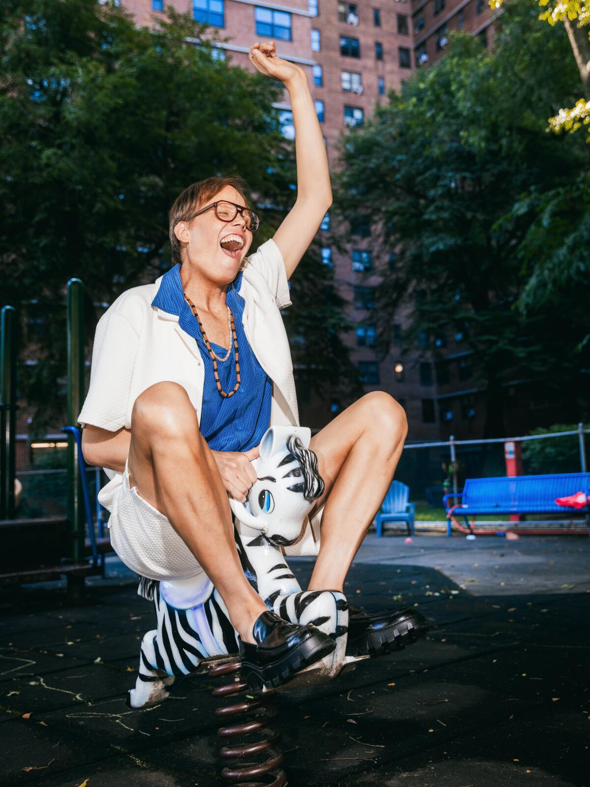 Jeff Hiller, the star of 'Somebody Somewhere' in New York on July 22, 2025.
