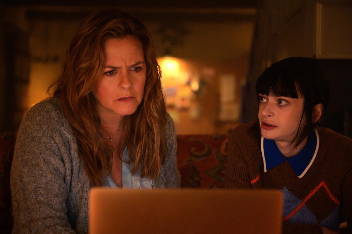 Silverstone, left, with Ruth Codd in "Irish Blood."