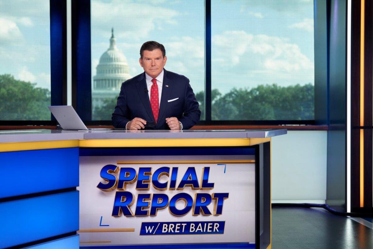 Bret Baier, anchor of "Special Report" on Fox News.