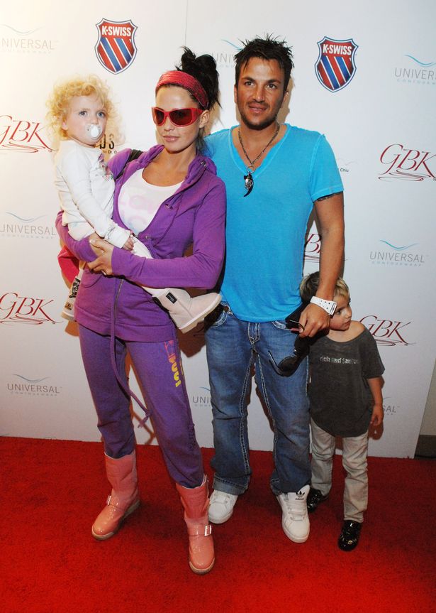  Television Personalities Katie Price, Peter Andre, Junior and Princess attend GBK's Oscar Lounge At SLS Hotel Day 2 on February 21, 2009 in Los Angeles