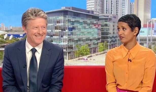 Naga Munchetty and Charlie Stayt