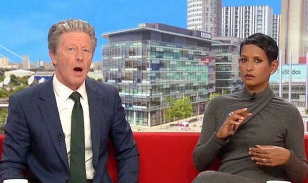 Naga Munchetty and Charlie Stayt