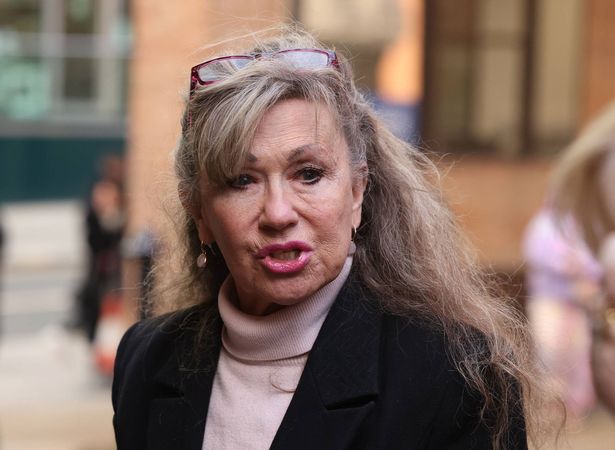 Sue Jenkins arrives for Dean Sullivan's funeral