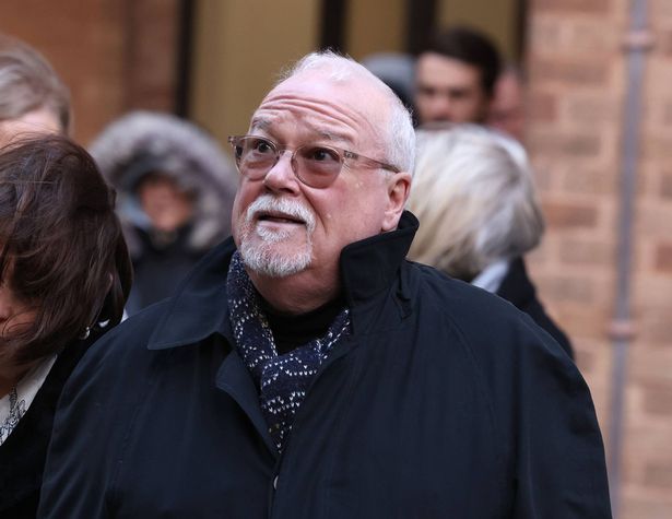 Michael Starke at Dean Sullivan's funeral