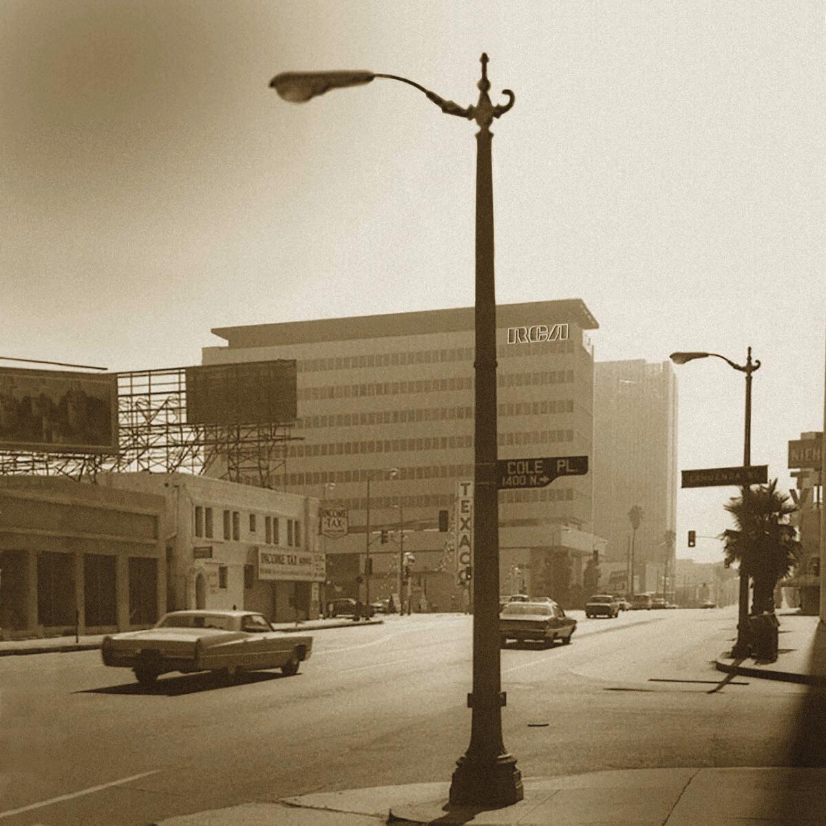 The RCA Records building on Sunset Boulevard in an undated photo.
