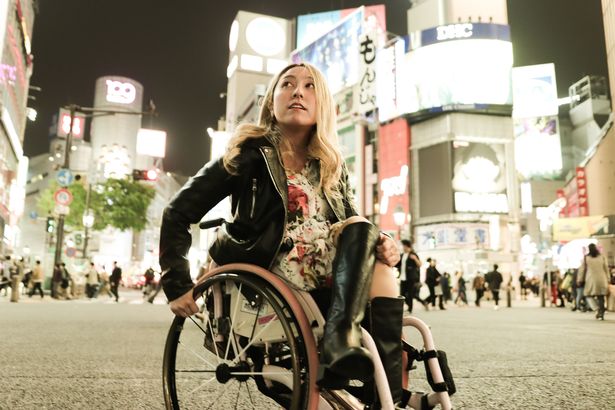 Disabled person travelling