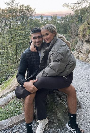 Molly Mae and Tommy in Switzerland.