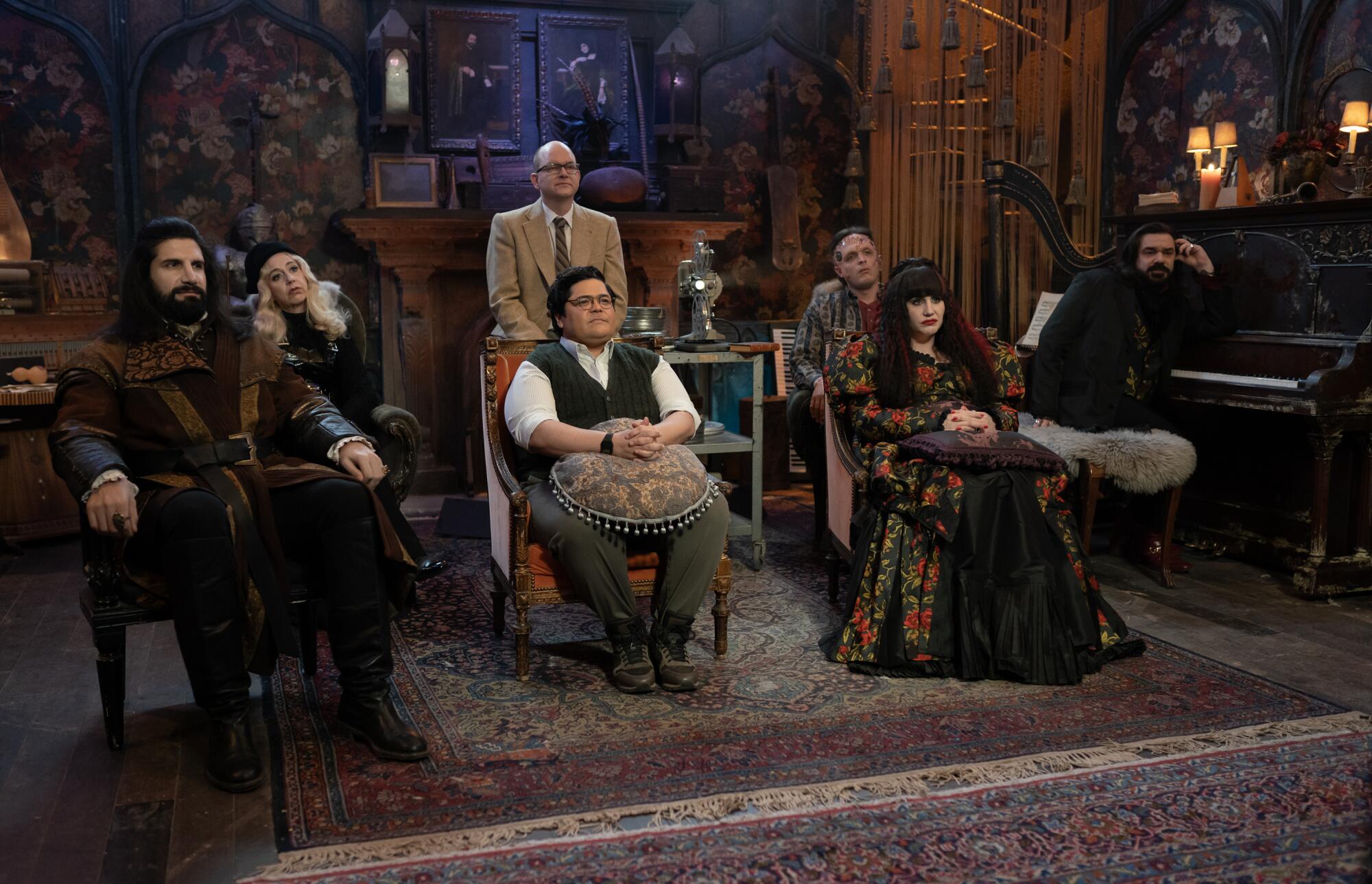 The cast of "What We Do in the Shadows."