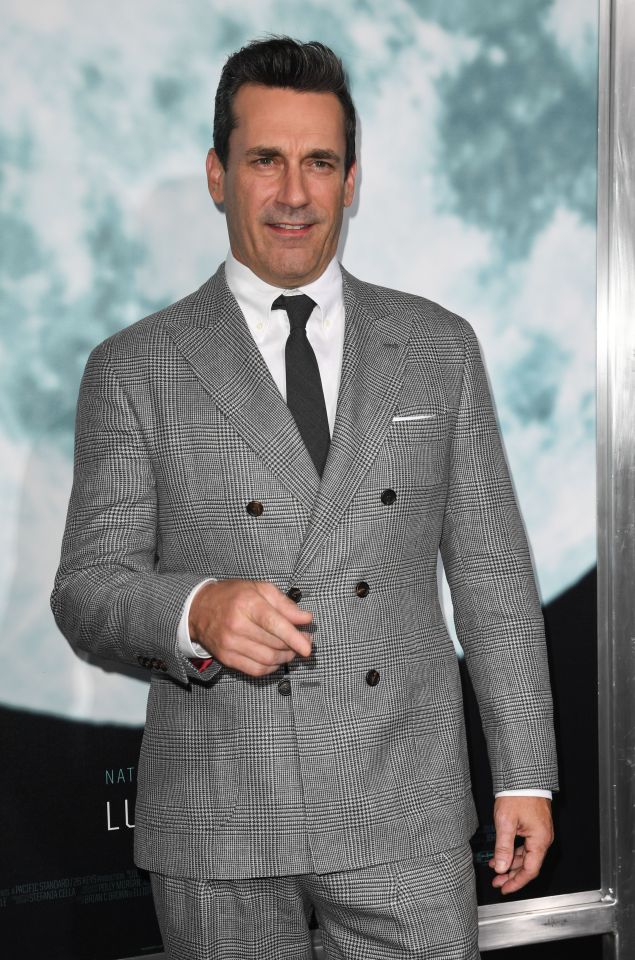 Jon Hamm at the Los Angeles premiere of "Lucy in the Sky."