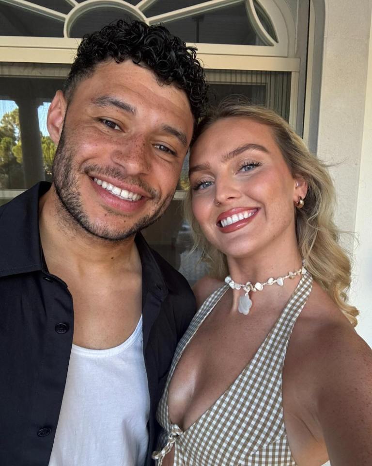 Alex Oxlade-Chamberlain and Perrie Edwards.