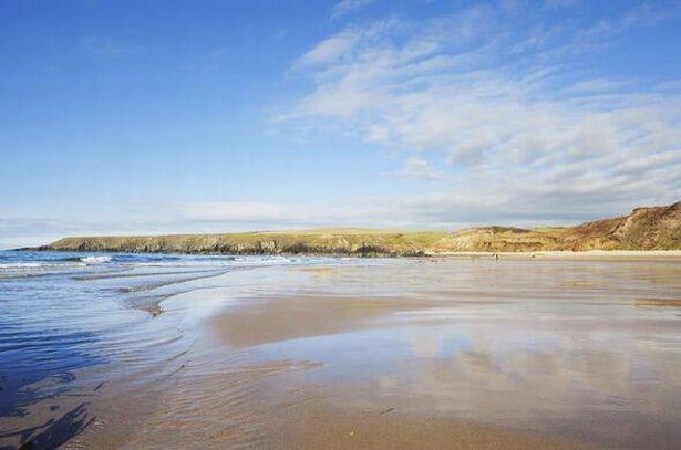 Whistling Sands beach, Porth Oer, Lleyn Peninsula