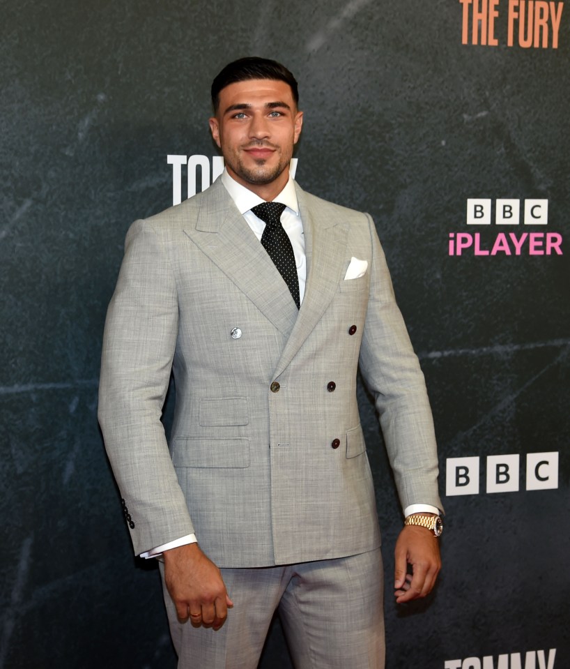 Tommy Fury at a premiere.