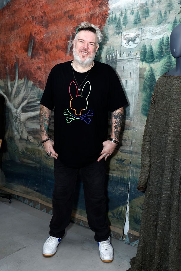 NEW YORK, NEW YORK - SEPTEMBER 16: Kristian Nairn attends the "Game Of Thrones" Mother Of All Auctions at Heritage Auctions on September 16, 2024 in New York City. (Photo by John Lamparski/Getty Images)