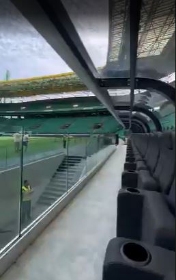 Renovated VIP seating area at Estádio José Alvalade.
