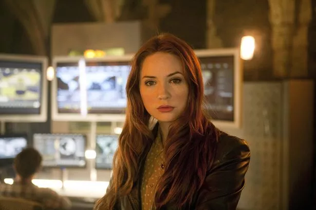 Karen Gillan in her Doctor Who days as Amy Pond