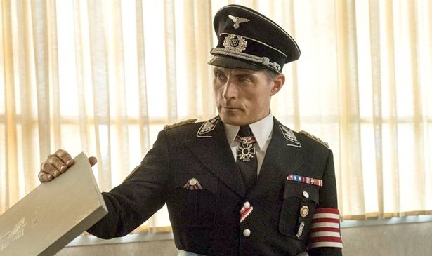 A Nazi looks in a box