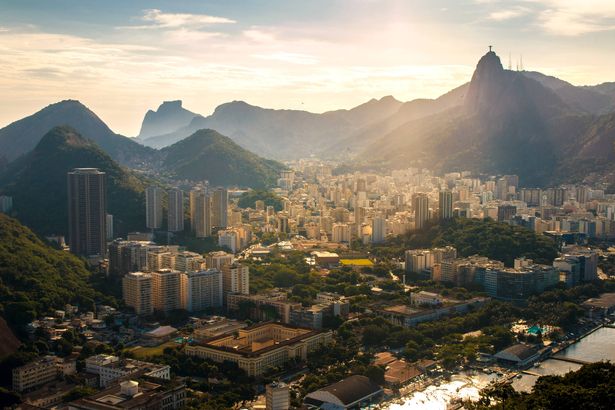 Rio de Janeiro City View with Christ the Redeemer Statue