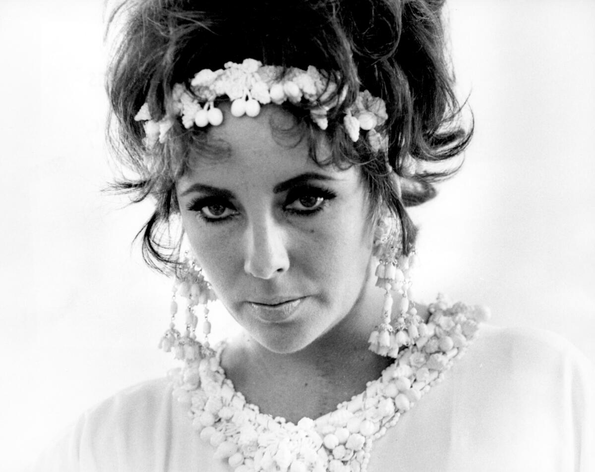 Elizabeth Taylor on the set of the film "Boom," which screens Tuesday