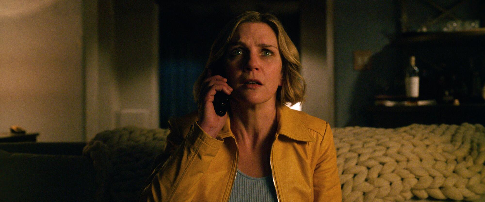 Rhea Seehorn stars in Apple TV+'s "Pluribus," her upcoming series from Vince Gilligan.