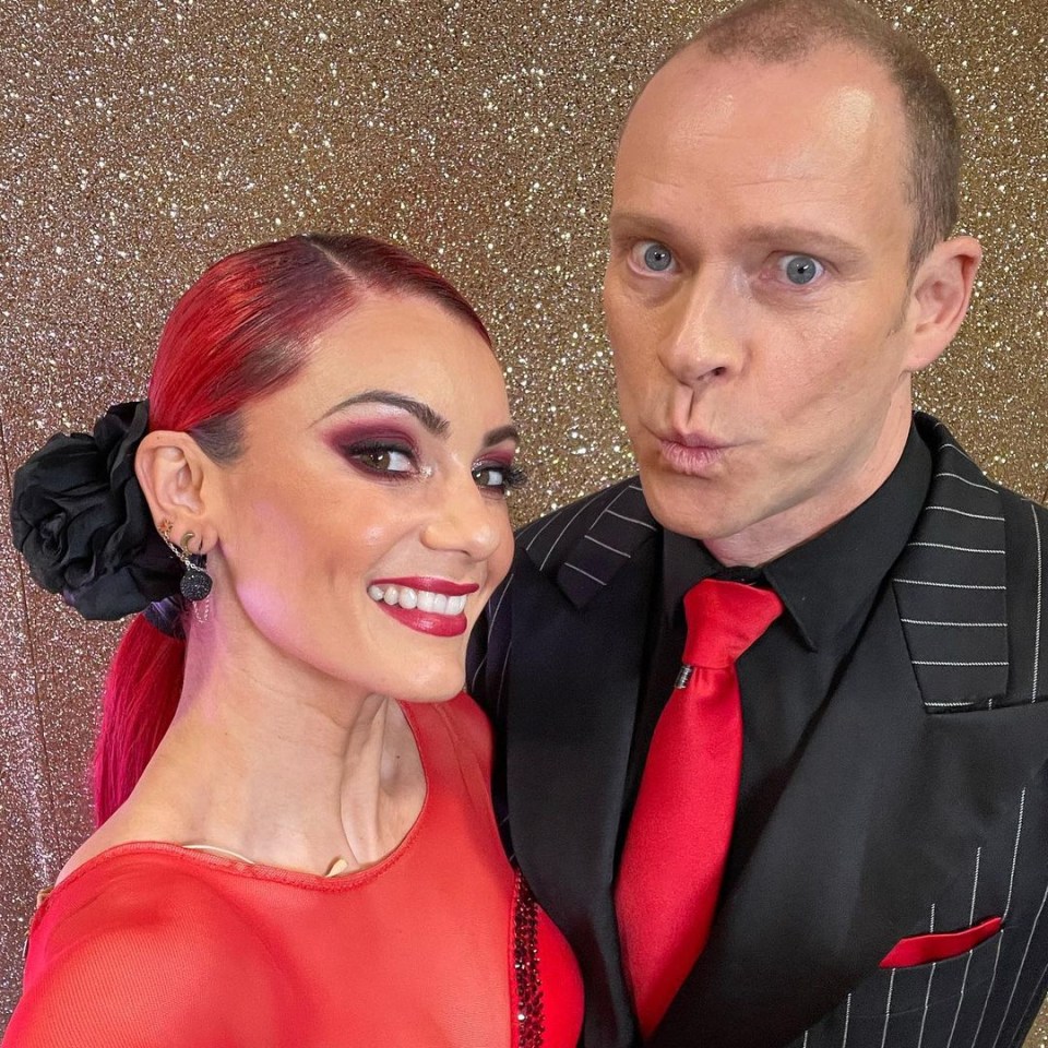 Dianne Buswell and Robert Webb from Strictly Come Dancing.