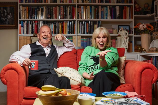 Joanna Lumley and Gyles Brandreth 