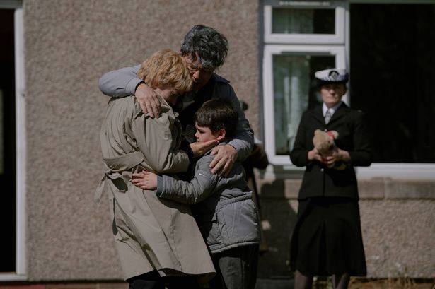 Sheridan Smith as Ann Ming, Daniel York Loh as Charlie Ming & Buddy Wingnall-Ho as Kevin Hogg
