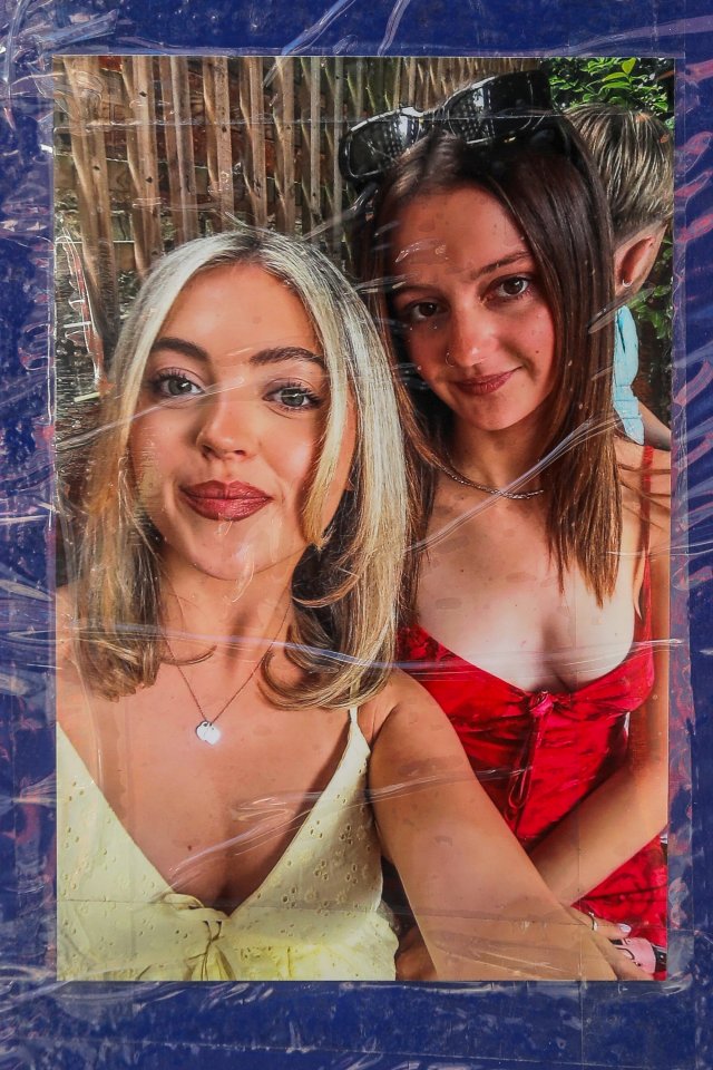 Photo of Natasha, a 21-year-old hit-and-run victim, with a friend.