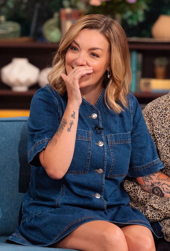 Sheridan Smith on the This Morning TV show.