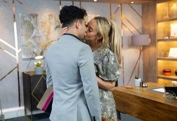 Aadi and Courtney shared a passionate kiss in September 2023