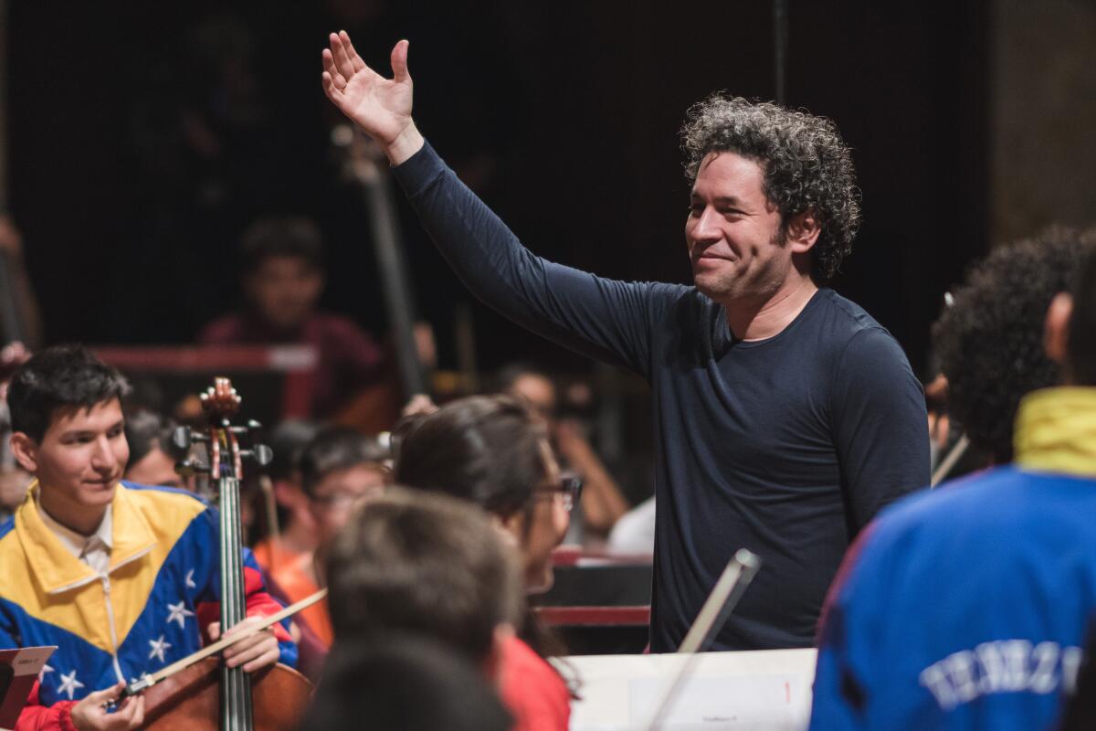 Gustavo Dudamel smiles