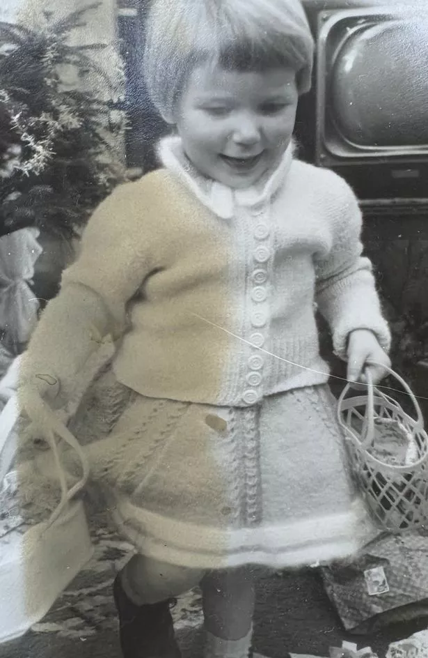Cathy aged around two, after she had been taken from Jean and adopted