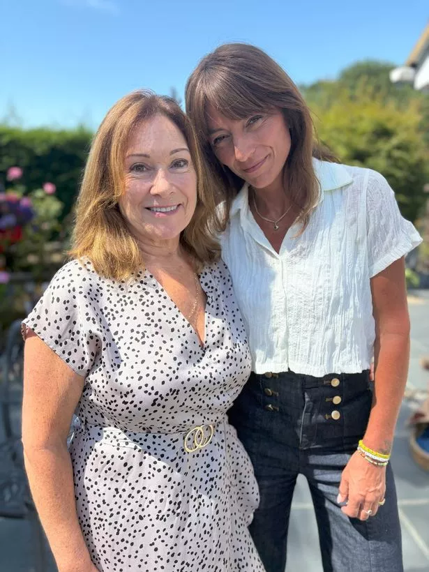Davina McCall with Ann, who wants to know what happened to her brother