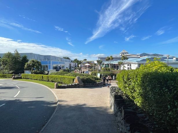 The Hafen y Mor campsite, general view of buildings