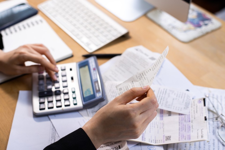 Accounting,Calculate expenses,Receipt, Invoice