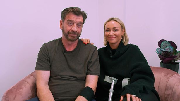 DIY SOS star Nick Knowles and his dance partner Luba Mushtuk 