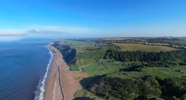 A view of Horden Beach on the Durham Coast 