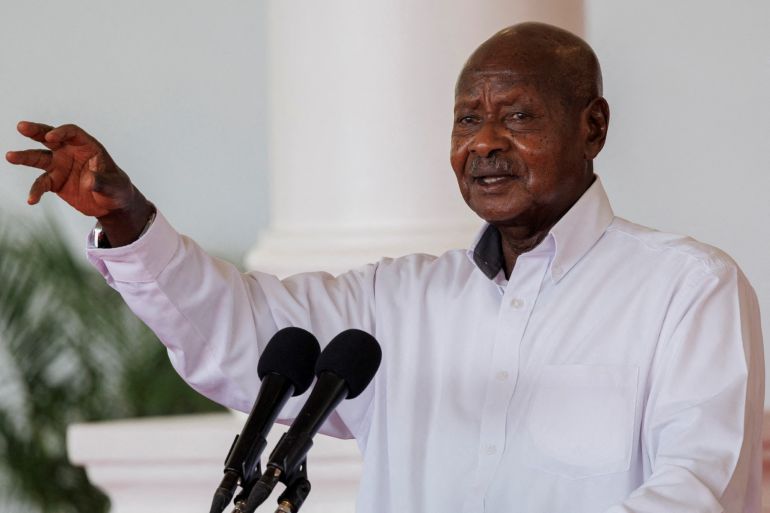 Ugandan President Yoweri Museveni